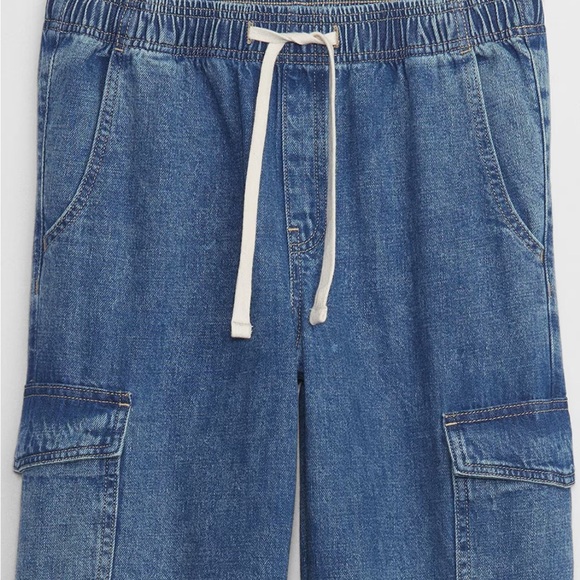 NWT High Rise Wide-Leg Pull-On Jeans - Picture 3 of 5